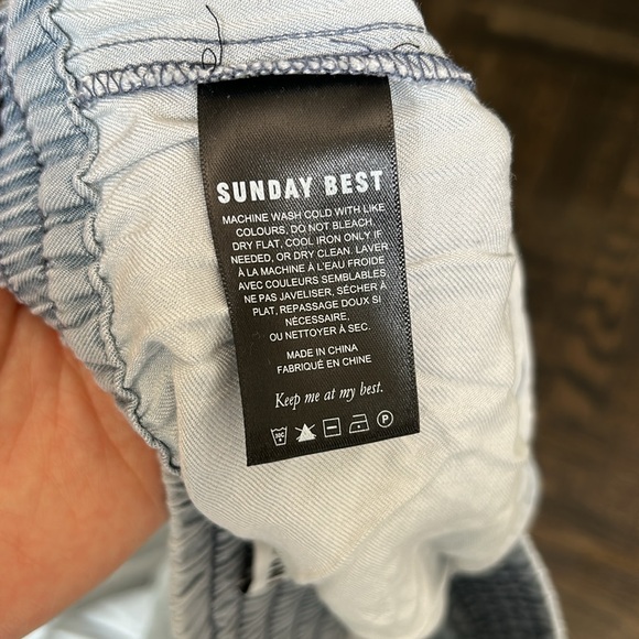 Aritzia Sunday Best Wide Leg Slouch Pants Small - Picture 7 of 10